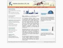 Tablet Screenshot of matrixsolutionsglobal.com